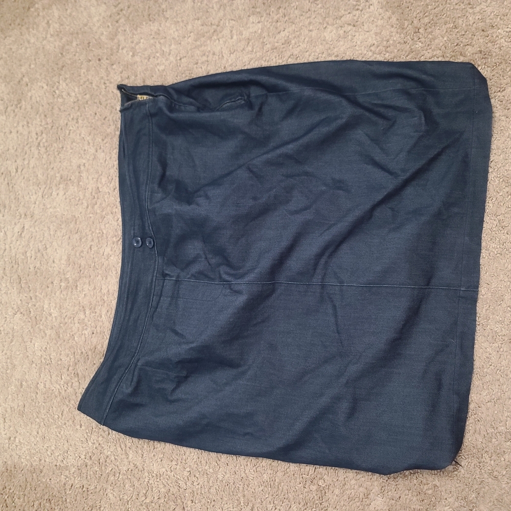 Dark Blue Denim Skirt
